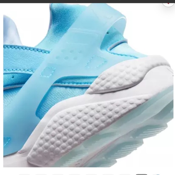 NEW IN ORIGINAL BOX Men’s Nike Air Huarache "Blue Chill/White" size 5.5 - Picture 11 of 12